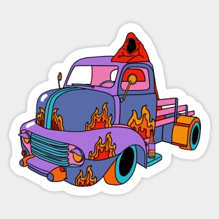 Hot Rod Sticker